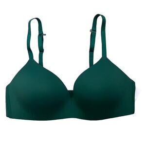 New Auden The Bliss Wireless Deep Green Bra 38C